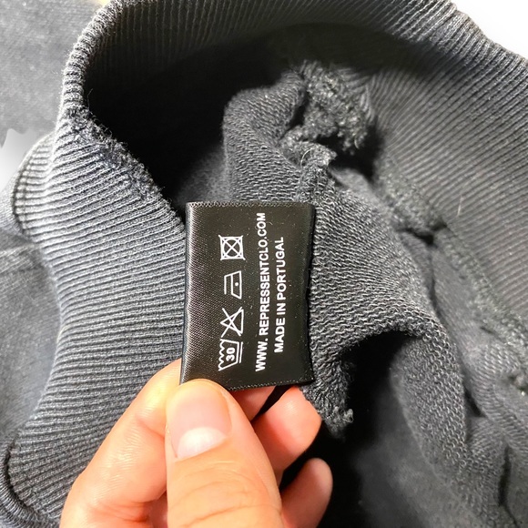 REPRESENTS CLO GITH SKULL fire streetwear hoodie man XL - Picture 9 of 12